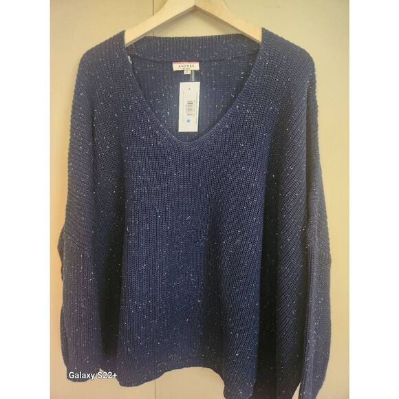 S47 Andree dolman sleeve boxy oversized sweater, runs big, NWT - Picture 1 of 11